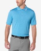 Pga Tour Men's Heathered Golf Polo Shirt