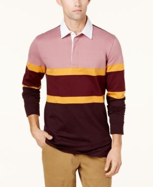 American Rag Men's Colorblocked Varsity Polo, Created For Macy's