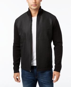 Alfani Men's Multi-textured Herringbone Jacket, Only At Macy's