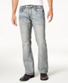 Inc International Concepts Men's Boot Cut Gray Wash Jeans, Created For Macy's