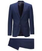 Boss Men's Regular/classic-fit Basketweave Suit