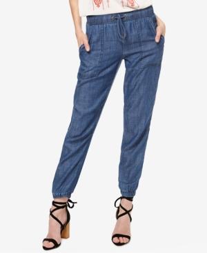Sanctuary Chambray Jogger Pants