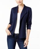 Style & Co. Petite Draped Blazer, Only At Macy's