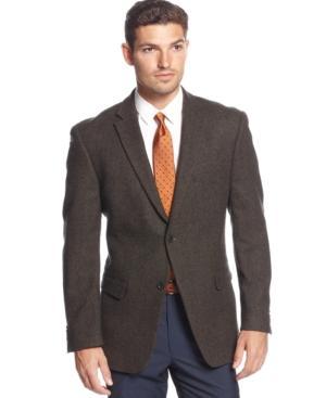 Tommy Hilfiger Trim-fit Herringbone Elbow Patch Sport Coat