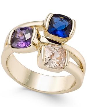 Charter Club Gold-tone Triple Stone Ring, Only At Macy's