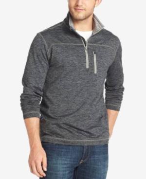 G.h. Bass & Co. Men's Trail Flex Quarter-zip Heathered Sweatshirt