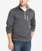 G.h. Bass & Co. Men's Trail Flex Quarter-zip Heathered Sweatshirt