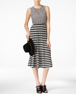 Maison Jules Combo Midi Dress, Only At Macy's