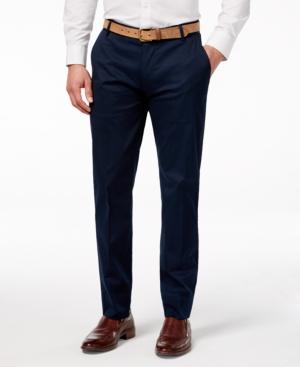 Vince Camuto Men's Diamond-textured Chino Pants