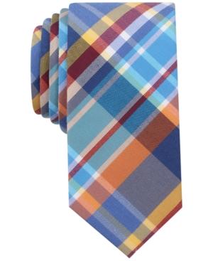 Bar Iii Men's Higgins Plaid Skinny Tie, Only At Macy's