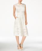 Rachel Rachel Roy Sleeveless Printed Fit & Flare Midi Dress