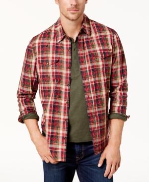 Bs By Blake Shelton Men's Plaid Woven Shirt, Created For Macy's