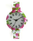 Floral Bangle Watch
