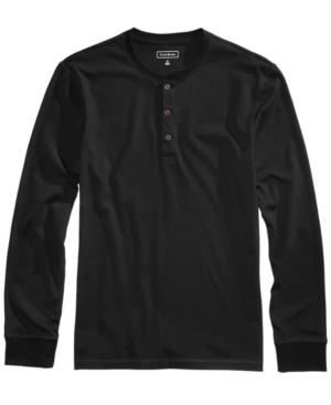 Club Room Men's Heathered Henley, Only At Macy's