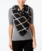 Calvin Klein Windowpane Square Scarf