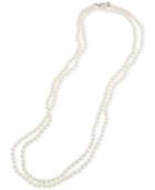 Carolee Silver-tone Imitation Pearl Long Length Necklace