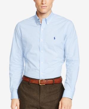 Polo Ralph Lauren Slim-fit Men's Long Sleeve Stretch Poplin Shirt