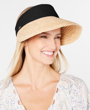 Scala Raffia & Cotton Visor