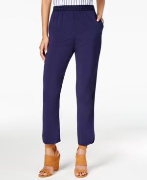 Bcx Juniors' Textured-waist Soft Pants