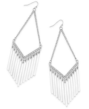 Thalia Sodi Pave Fringe Drop Earrings, Only At Macy's