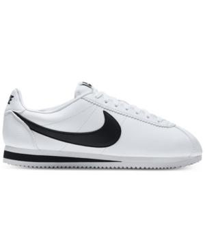 Nike Men's Classic Cortez Leather Casual Sneakers From Finish Line
