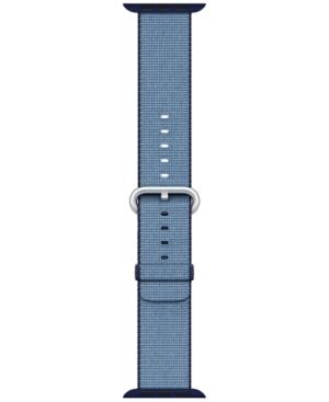 Apple Watch 42mm Navy/tahoe Blue Woven Nylon Band