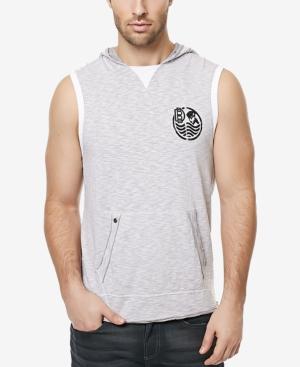 Buffalo David Bitton Men's Naphew Graphic-print Sleeveless Hoodie