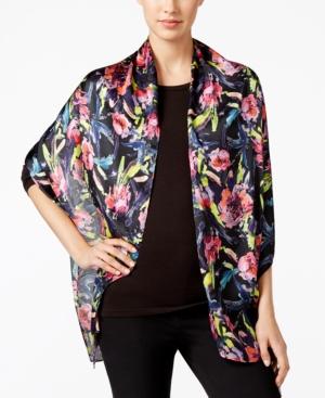 Echo Painterly Floral Oblong Scarf