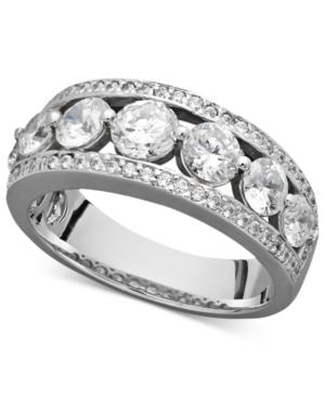 Diamond Ring, 14k White Gold Certified Diamond Band (2 Ct. T.w.)