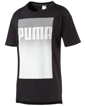 Puma Men's Evolution Long-hem Logo T-shirt