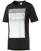 Puma Men's Evolution Long-hem Logo T-shirt