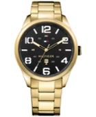 Tommy Hilfiger Men's Casual Sport Gold-tone Stainless Steel Bracelet Watch 44mm 1791209