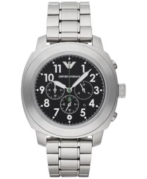 Emporio Armani Men's Chronograph Stainless Steel Bracelet Watch 46mm Ar6056