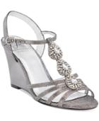 Adrianna Papell Kristen Evening Wedge Sandals Women's Shoes