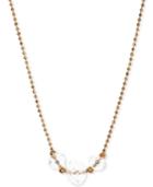 Lonna & Lilly Gold-tone Beaded Link Crystal Collar Necklace