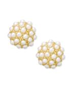 Erwin Pearl Atelier For Charter Club Gold-tone Mini Imitation Pearl Cluster Stud Earrings, Only At Macy's