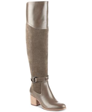 Marc Fisher Eisa Over-the-knee Block-heel Boots Women's Shoes