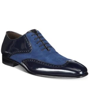Mezlan Men's Zorba Mixed Media Wingtip Oxfords Men's Shoes