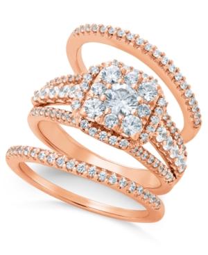 Diamond Bridal Set (1-1/2 Ct. T.w.) In 14k White Gold Or Rose Gold