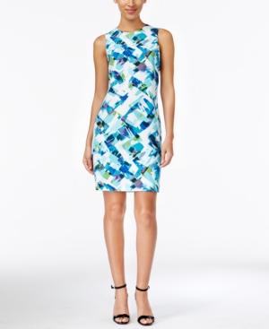 Calvin Klein Geo-print Sheath Dress