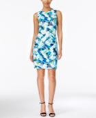 Calvin Klein Geo-print Sheath Dress