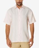 Cubavera Men's Embroidered Perforated Short-sleeve Shirt