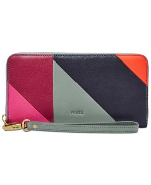 Fossil Emma Rfid Zip Clutch
