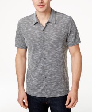 Alfani Men's Slub Pique Short-sleeve Shirt, Only At Macy's