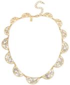 Inc International Concepts Gold-tone Crystal Web Necklace, Only At Macy's