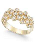 Diamond Bezel Cluster Statement Ring (3/4 Ct. T.w.) In 14k Gold