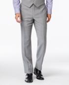 Tommy Hilfiger Grey Sharkskin Classic-fit Pants