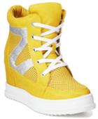 Dolce By Mojo Moxy Happy High-top Wedge Sneakers Women's Shoes