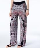 Inc International Concepts Paisley-print Palazzo Pants, Only At Macy's