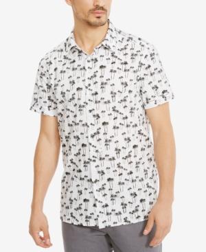 Kenneth Cole Reaction Men's Cotton Palm Tree Shirt